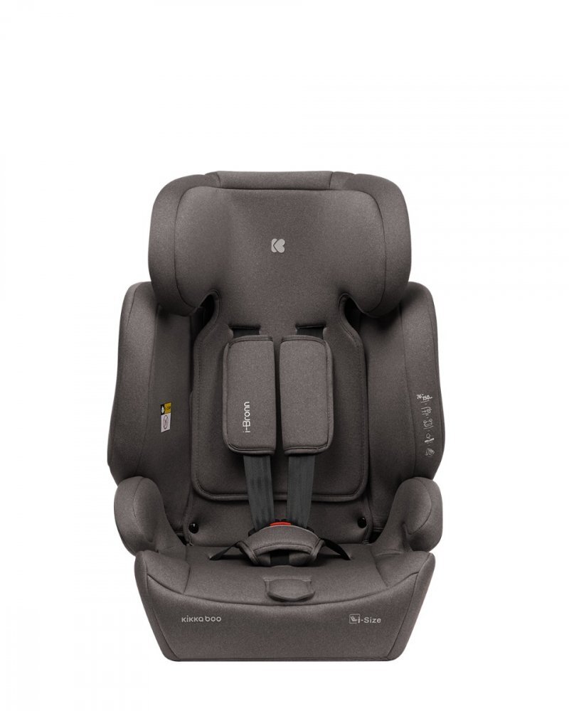 KikkaBoo Scaun auto cu isofix i-Bronn i-SIZE Bej 76-150 cmomologat R129conectori isofix telescopici cu sistem verificare instalaretetiera reglabila in 5 pozitiiperna reductor moaleghidaj multi centurahusa detasabila