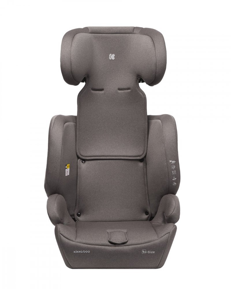 KikkaBoo Scaun auto cu isofix i-Bronn i-SIZE Bej 76-150 cmomologat R129conectori isofix telescopici cu sistem verificare instalaretetiera reglabila in 5 pozitiiperna reductor moaleghidaj multi centurahusa detasabila