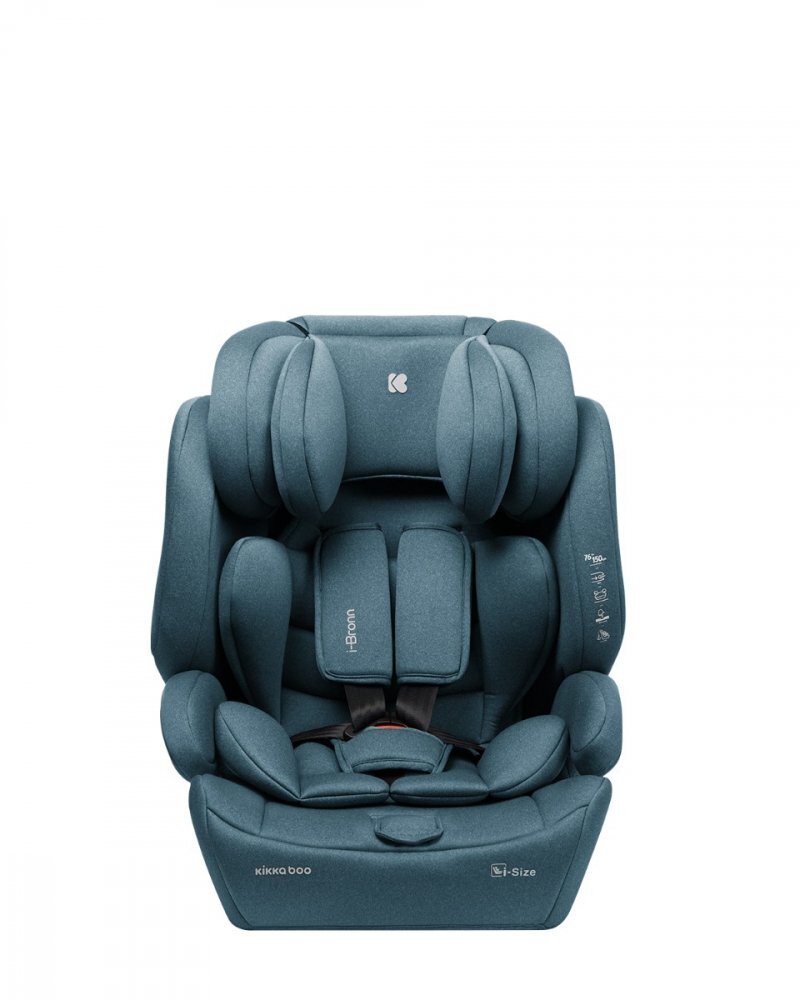 KikkaBoo Scaun auto cu isofix i-Bronn i-SIZE Mint 76-150 cmomologat R129conectori isofix telescopici cu sistem verificare instalaretetiera reglabila in 5 pozitiiperna reductor moaleghidaj multi centurahusa detasabila