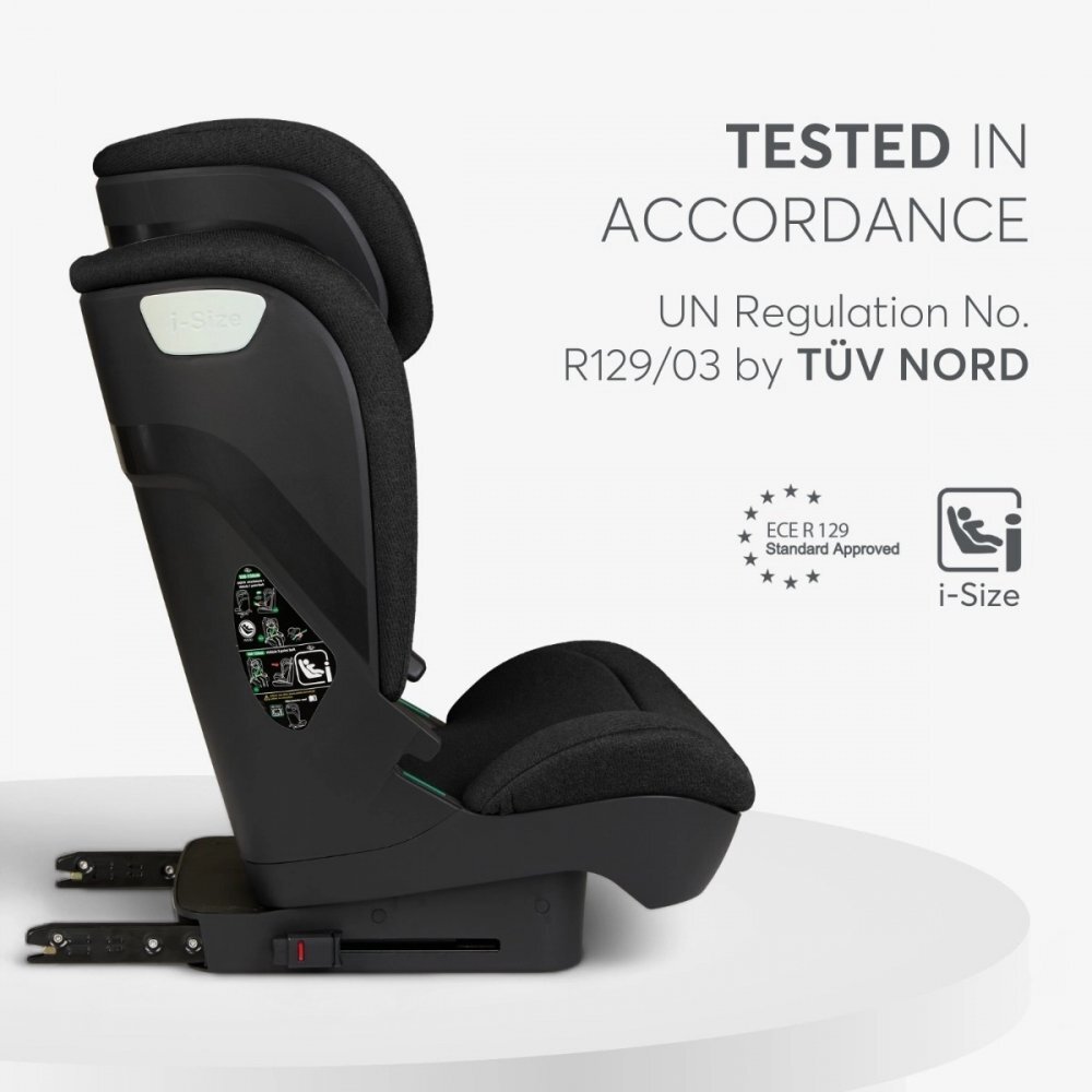 KikkaBoo Scaun auto cu isofix i-Scout Army Green i-SIZE 100-150 cmSPS-sistem de protectie impact lateralspatar reglabil in 4 pozitiitetiera reglabila in 10 pozitiiconectori isofix telescopici cu sistem vizual verificare