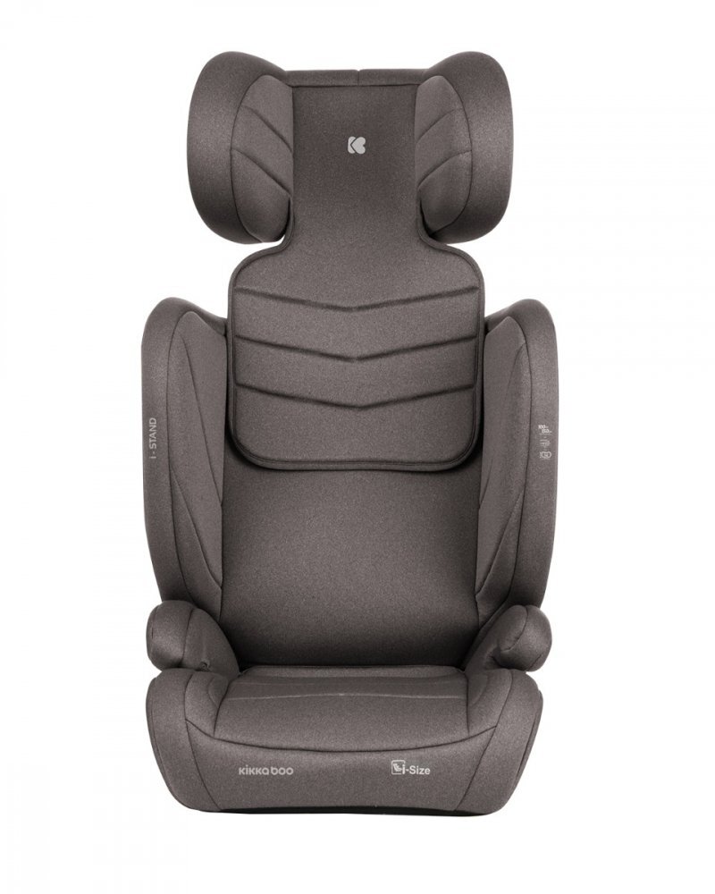 KikkaBoo Scaun auto cu isofix i-Stand Brown 100-150 cmcertificare I-Size tetiera reglabila in 13 pozitii tetiera cu spuma de memoriehusa detasabila