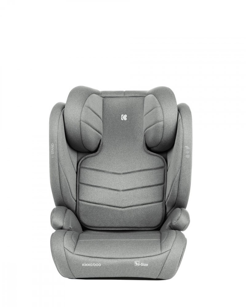 KikkaBoo Scaun auto cu isofix i-Stand Light Grey 100-150 cmcertificare I-Size tetiera reglabila in 13 pozitii tetiera cu spuma de memoriehusa detasabila
