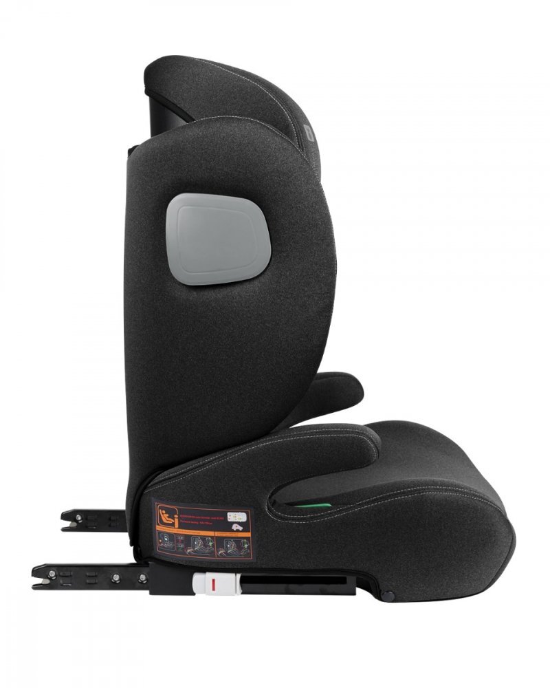 KikkaBoo Scaun auto cu isofix i-Track i-SIZE Black 100-150 cmtetiera reglabila 12 pozitii cu spuma de memorieprotectie SPSconectori isofix cu afisaj instalare corecta