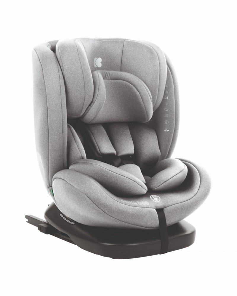 KikkaBoo Scaun auto i-SIZE i-Comfort Light Grey pentru copii cu inaltimea 40-150 cmfixare cu isofixtetiera reglabila 7 nivelesezut rotativ cu pozitie de somnspatar reglabil 4 pozitiipernuta reductor si husa detasabila
