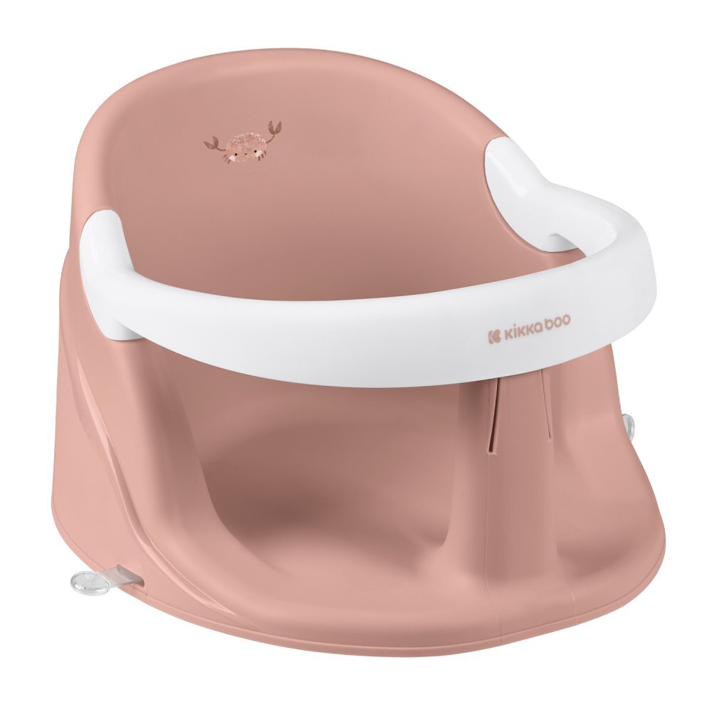 KikkaBoo Scaun de baie pentru copii Ocean Deep Blushsistem de fixare cu ventuzeSpatar inalt si margine de protectierecomandat de la 6 luni