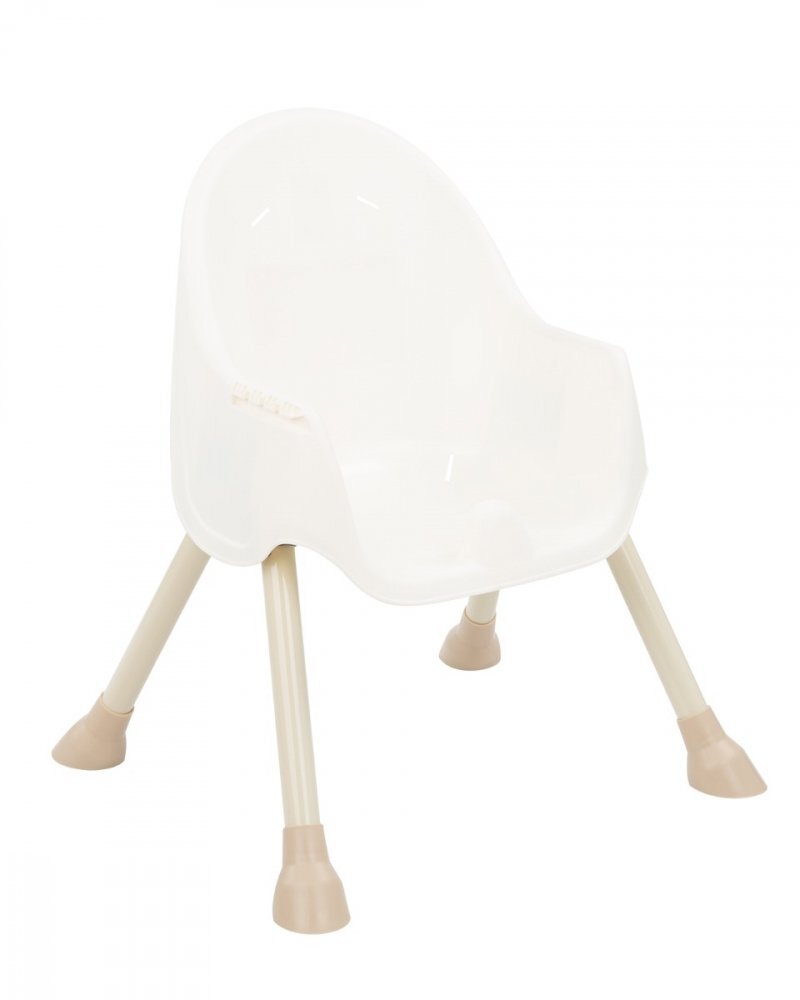 KikkaBoo Scaun de masa 2 in 1 cu picioare pliabile Brie Beige