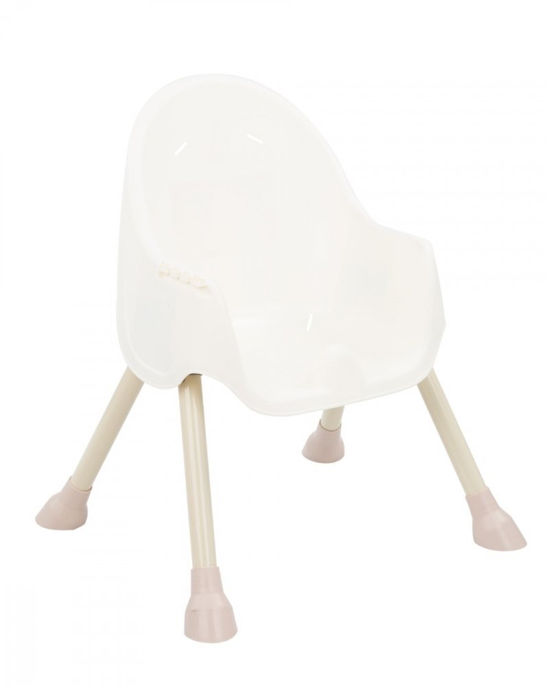 KikkaBoo Scaun de masa 2 in 1 cu picioare pliabile Brie Pink