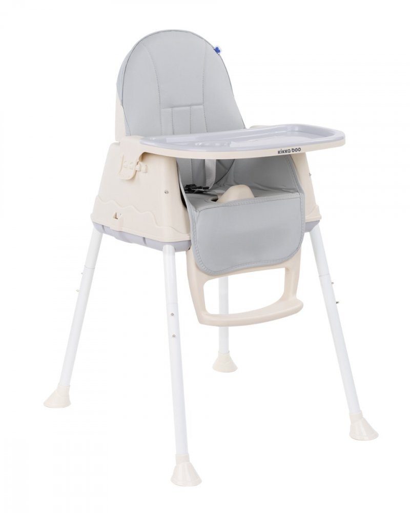 KikkaBoo Scaun de masa 3in1 Creamy Grey