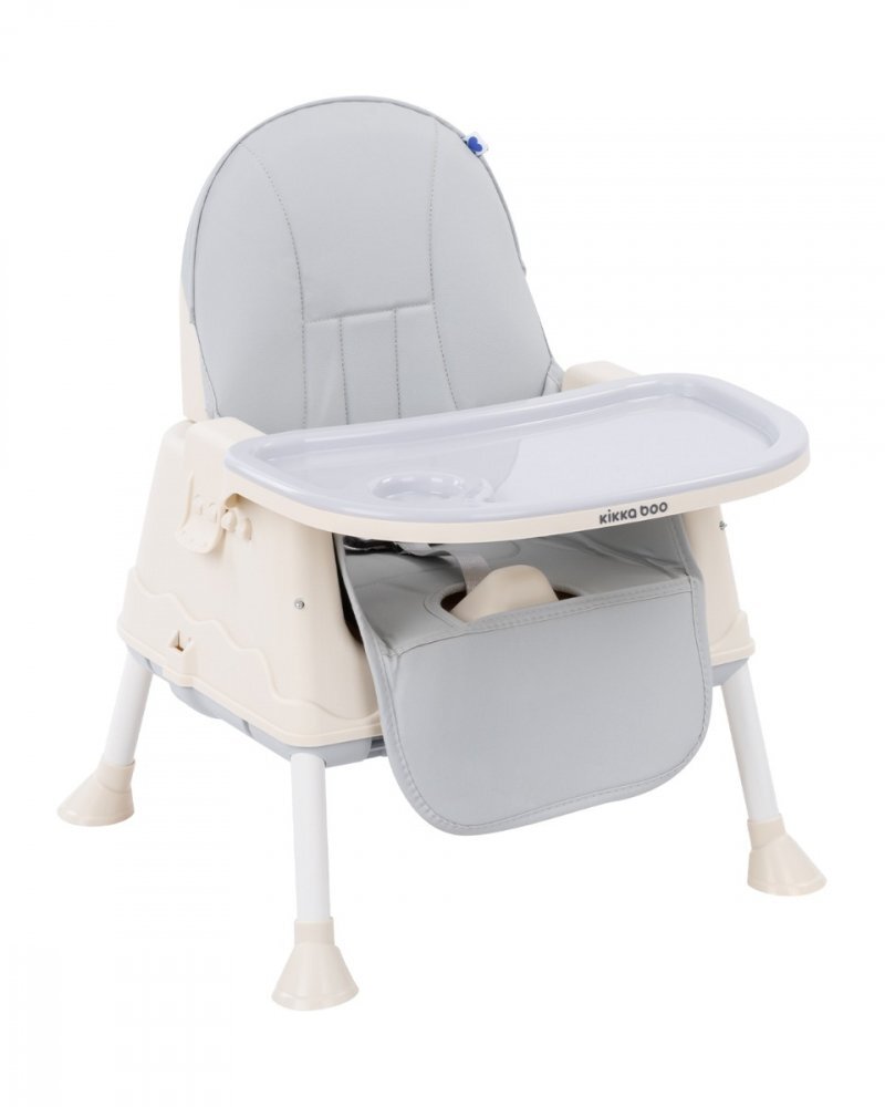 KikkaBoo Scaun de masa 3in1 Creamy Grey