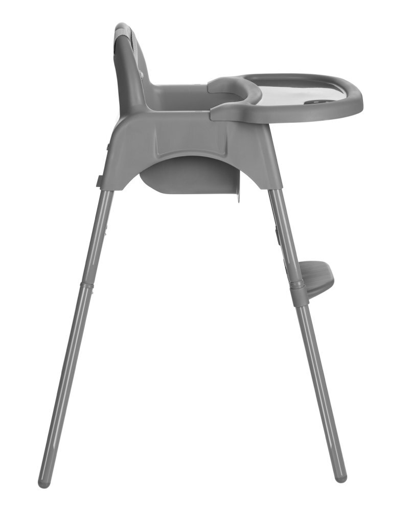 KikkaBoo Scaun de masa pentru copii 2in1 Jammy Greycentura de sigurantamasuta detasabilasuport picioarebaza antiderapantausor de curatatgreutate admisa 15kg Jammy Grey