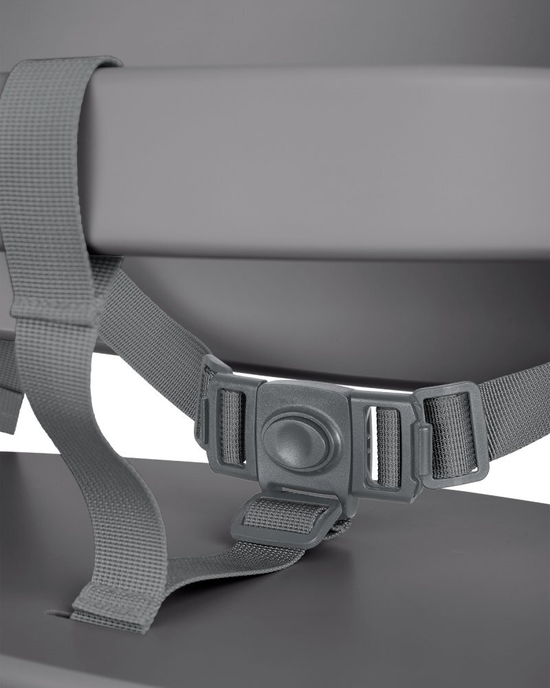 KikkaBoo Scaun de masa pentru copii Nordy Dark Grey multifunctional cu structura din lemninaltime reglabila 10 nivelerecomandat pana la 10 ani35 kgcentura de sigurantamasuta detasabila
