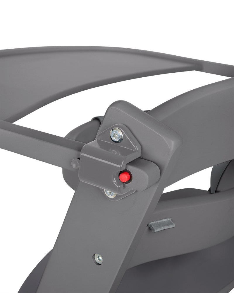 KikkaBoo Scaun de masa pentru copii Nordy Dark Grey multifunctional cu structura din lemninaltime reglabila 10 nivelerecomandat pana la 10 ani35 kgcentura de sigurantamasuta detasabila