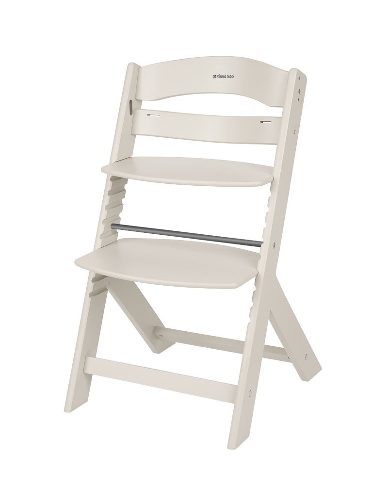 KikkaBoo Scaun de masa pentru copii Nordy Light Beige multifunctional cu structura din lemninaltime reglabila 10 nivelerecomandat pana la 10 ani35 kgcentura de sigurantamasuta detasabila