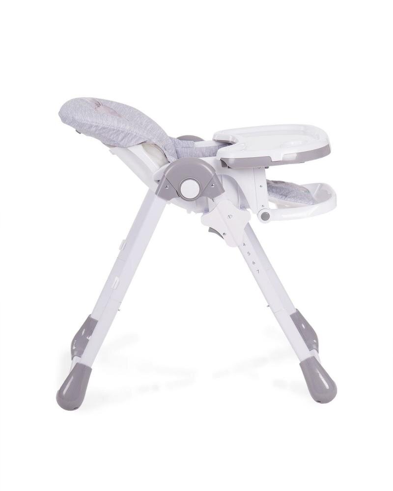 KikkaBoo Scaun de masa pentru copii Sweet Nature Grey Deer cu inaltime reglabila pliabil spatar reglabil roti husa impermeabila detasabila suport picioare reglabil tavita dublacenturi de sigurantasistem siguranta antialunecare