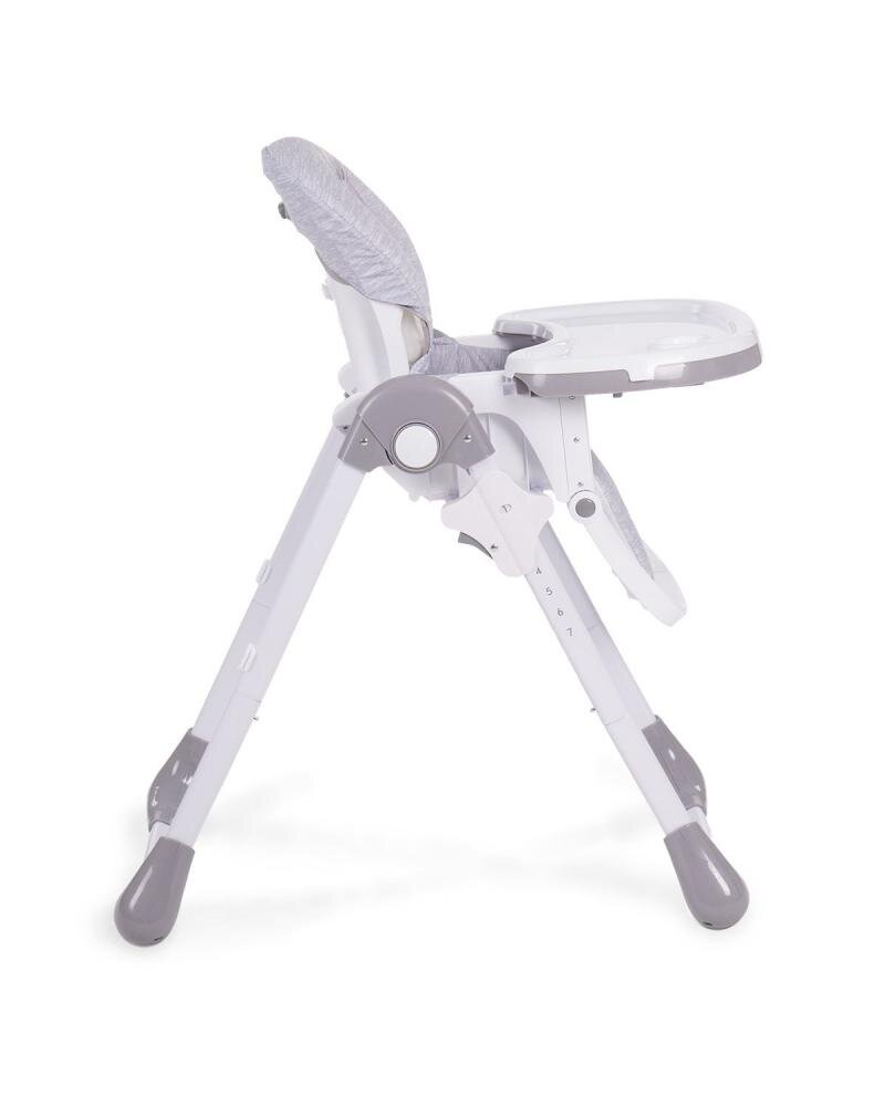 KikkaBoo Scaun de masa pentru copii Sweet Nature Grey Deer cu inaltime reglabila pliabil spatar reglabil roti husa impermeabila detasabila suport picioare reglabil tavita dublacenturi de sigurantasistem siguranta antialunecare