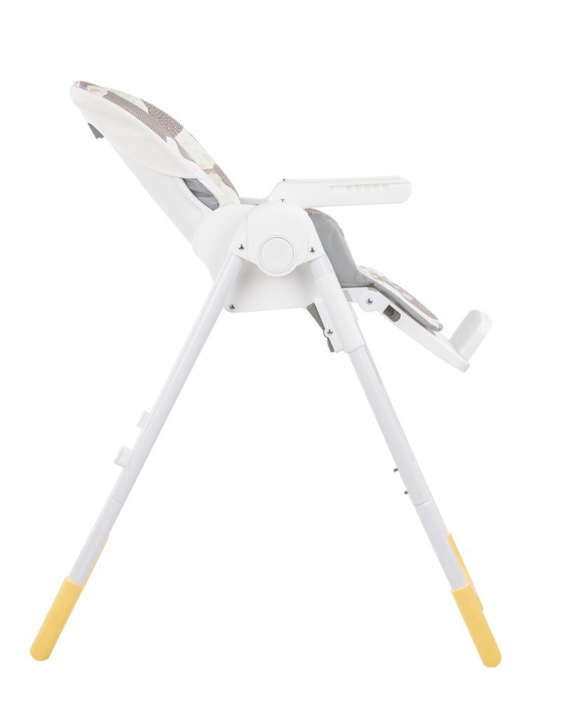 KikkaBoo Scaun de masa Vitto Yellow Sloth cu spatar reglabil7 pozitii inaltimecentura in 5 punctesuport picioarepliabil compact