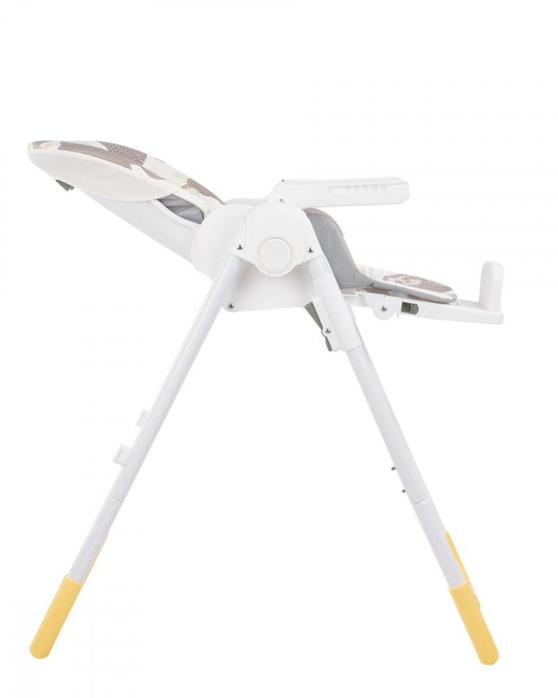 KikkaBoo Scaun de masa Vitto Yellow Sloth cu spatar reglabil7 pozitii inaltimecentura in 5 punctesuport picioarepliabil compact