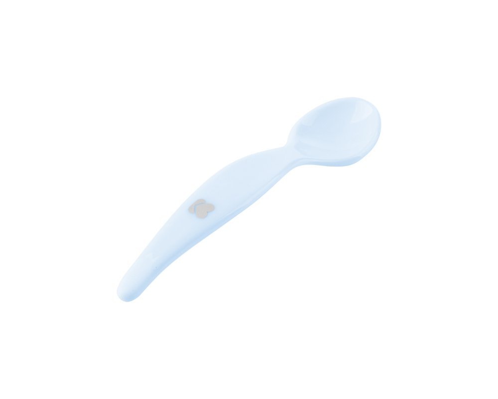KikkaBoo Set castronel cu ventuza capac si lingurita Feedy Blue