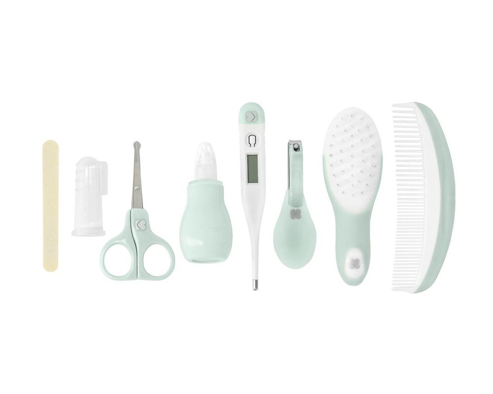 KikkaBoo Set ingrijire bebelusi cu 8 piese Grooming Set Mint