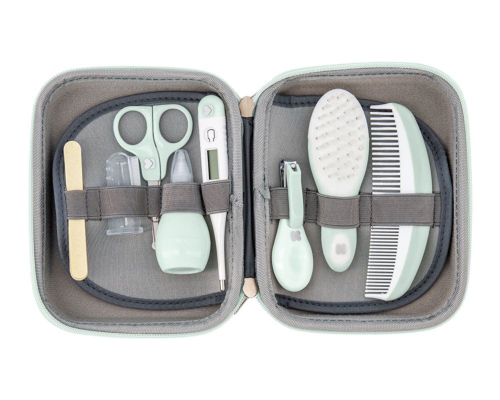 KikkaBoo Set ingrijire bebelusi cu 8 piese Grooming Set Mint