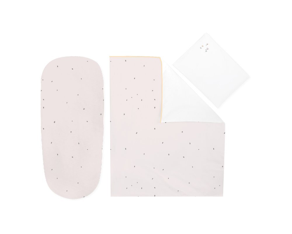 KikkaBoo Set lenjerie copii cu 6 piese Hedge-Hugs 80x40 cm din bumbac ranforce certificat OEKOTEXcompatibila patut co-sleeper sau landoucontine pernafata de pernacearceafhusa pilotapilotaprotectie impermeabila