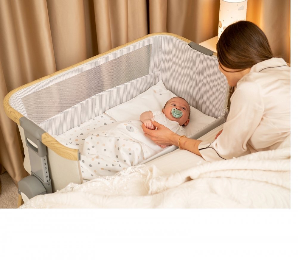 KikkaBoo Set lenjerie pentru patut copii cu 5piese Mini cot Stripy Friends compatibila cu saltea 80x50cmdin bumbaccearceafpernafata de pernapilotafata de pilota cu fermoar