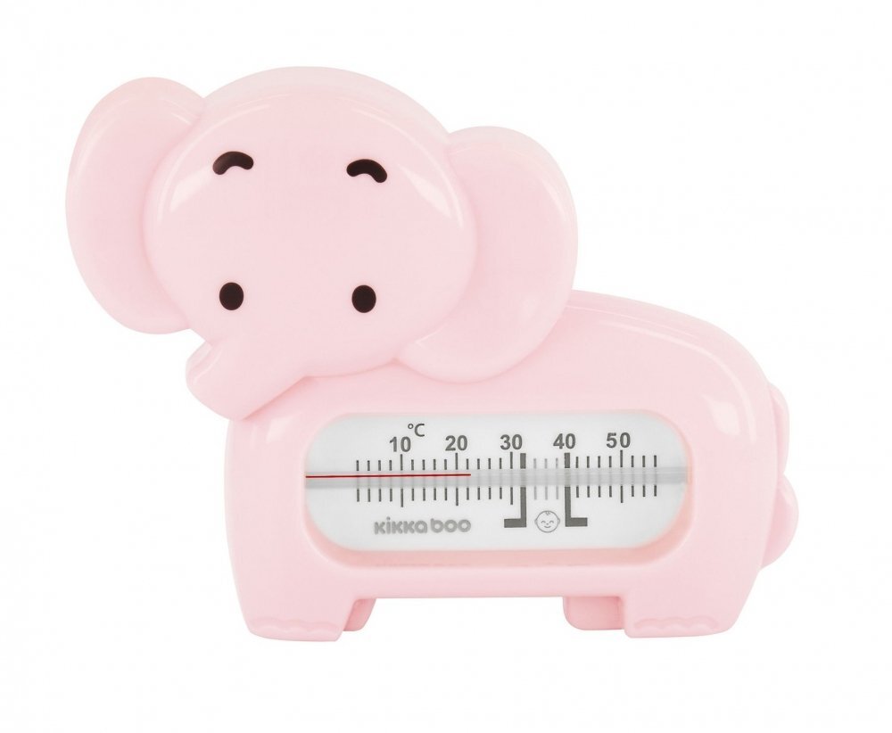 KikkaBoo Termometru de baie si camera Elephant Pink