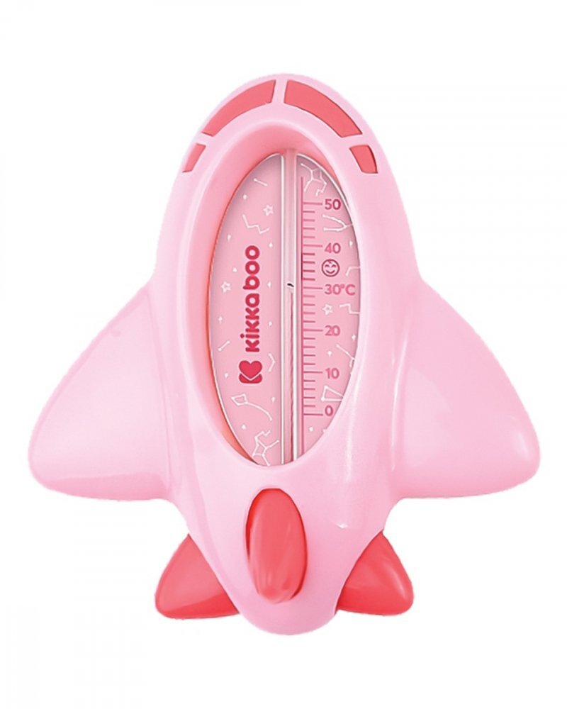 KikkaBoo Termometru de baie si camera Plane Pink