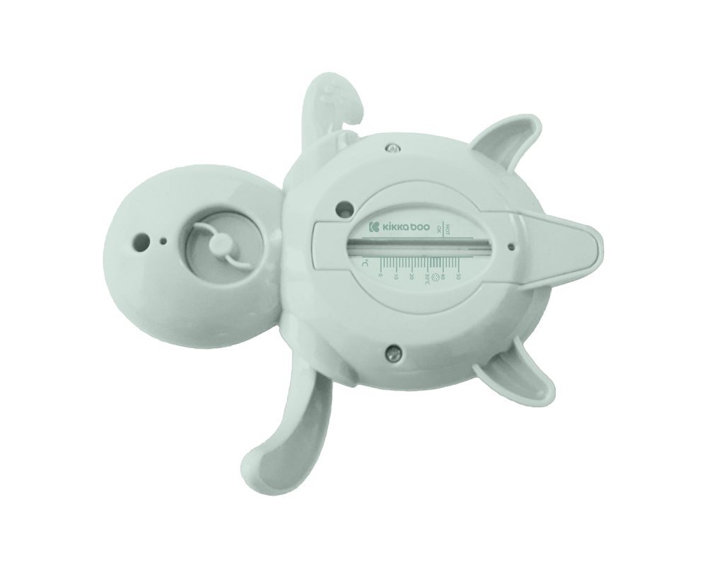 KikkaBoo Termometru de baie si jucarie cu cheita Broscuta Buddy Mint
