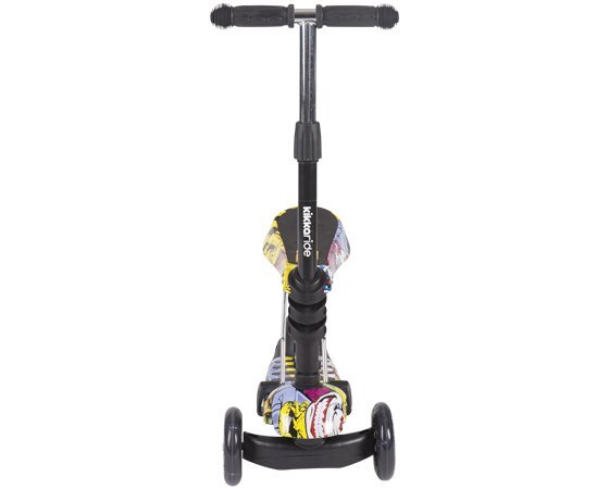 KikkaBoo Trotineta evolutiva Scooter 3 in 1 Ride and Skate Train cu roti luminoaseghidon si scaun reglabilerulmenti ABEC-7recomandata de la 18 luni