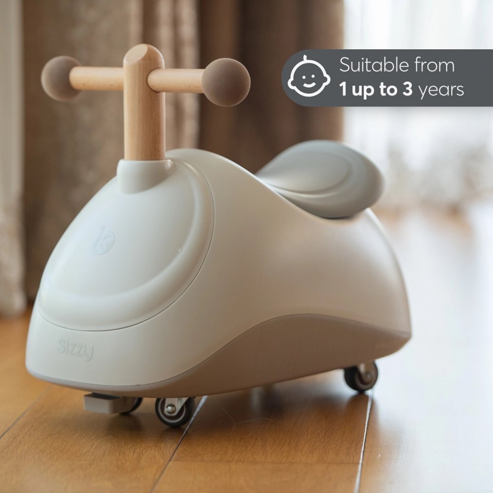 KikkaBoo Vehicul fara pedale pentru copii Ride On Sizzy Mint multidirectionalmanere pentru sustineresezut ergonomic moalesistem de protectie antirasturnareroti pivotante pentru multisuprafetede la 12 luni