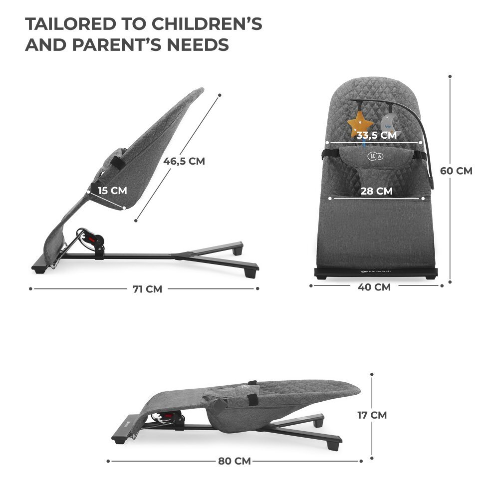 KINDERKRAFT Balansoar Mimi grey