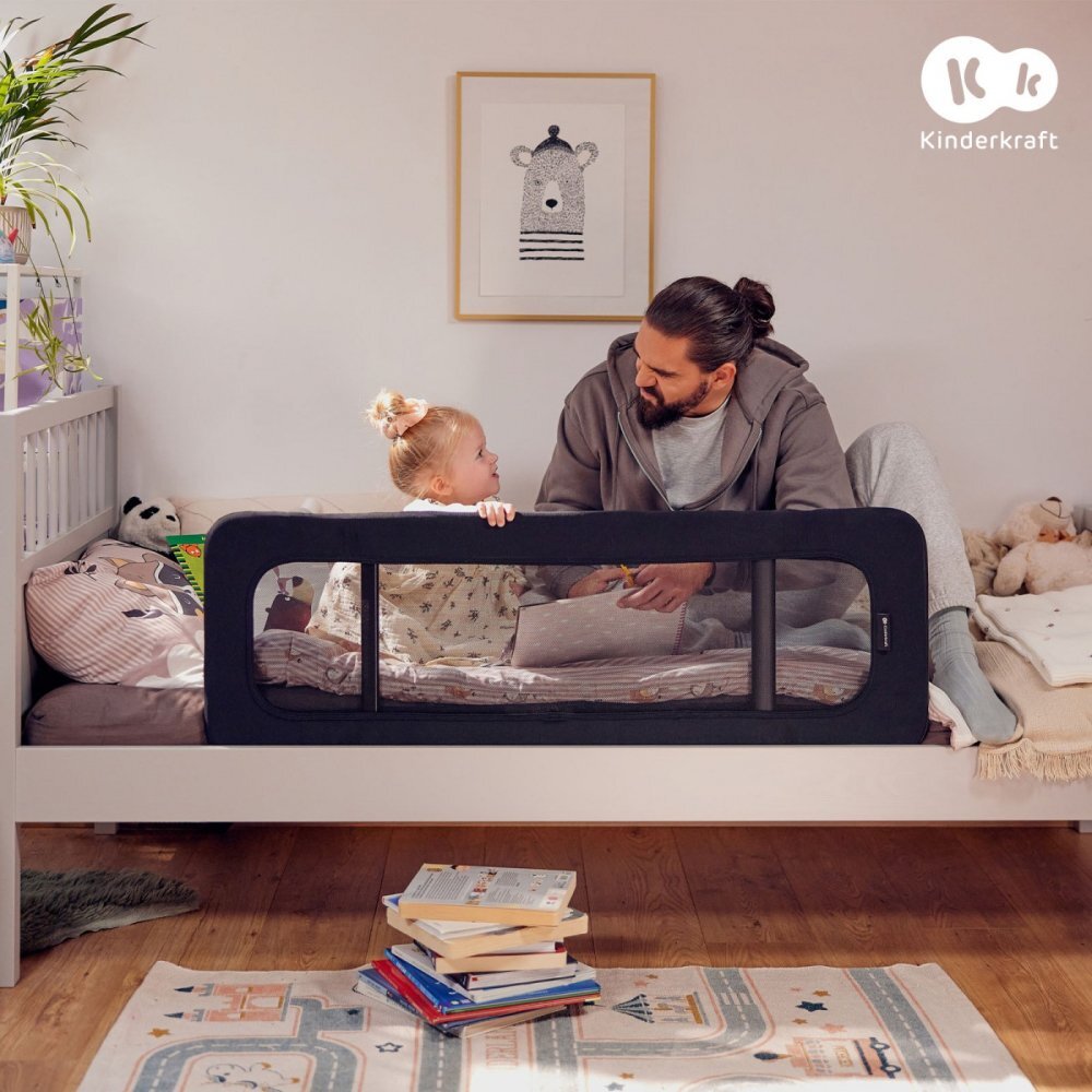KINDERKRAFT Bariera de pat guard and dream black