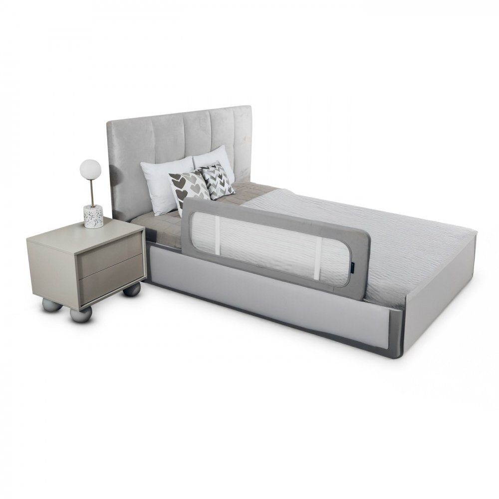 KINDERKRAFT Bariera de pat guard and dream light grey