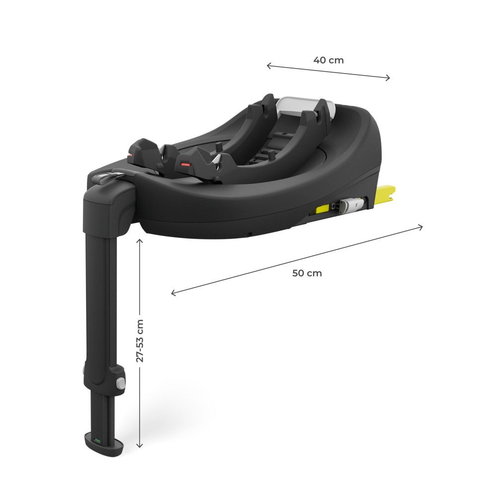 KINDERKRAFT Baza isofix 360 Endura safe fx black