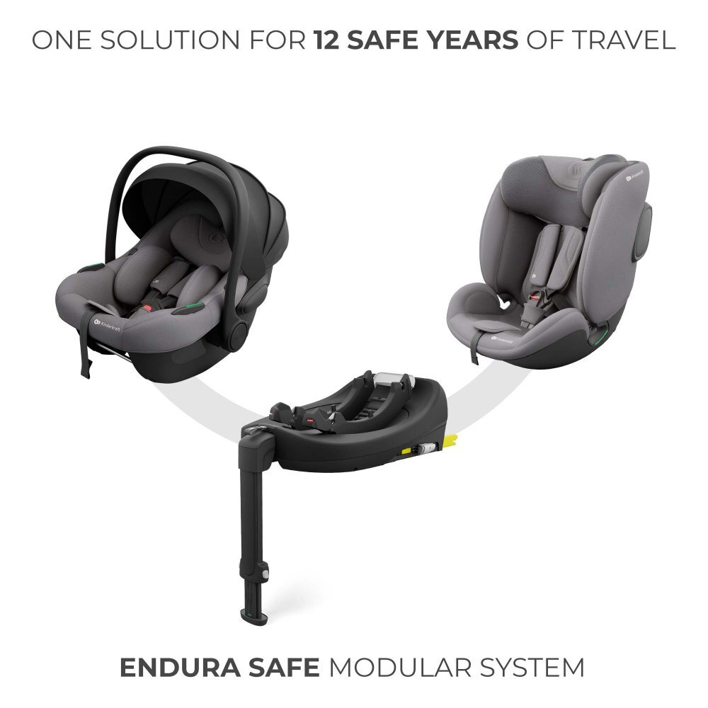 KINDERKRAFT Baza isofix 360 Endura safe fx black