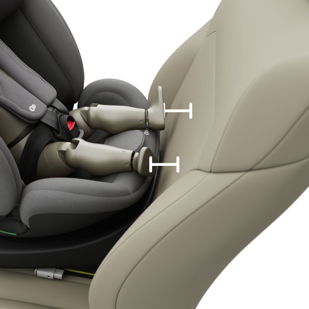KINDERKRAFT Baza isofix 360 Endura safe fx black