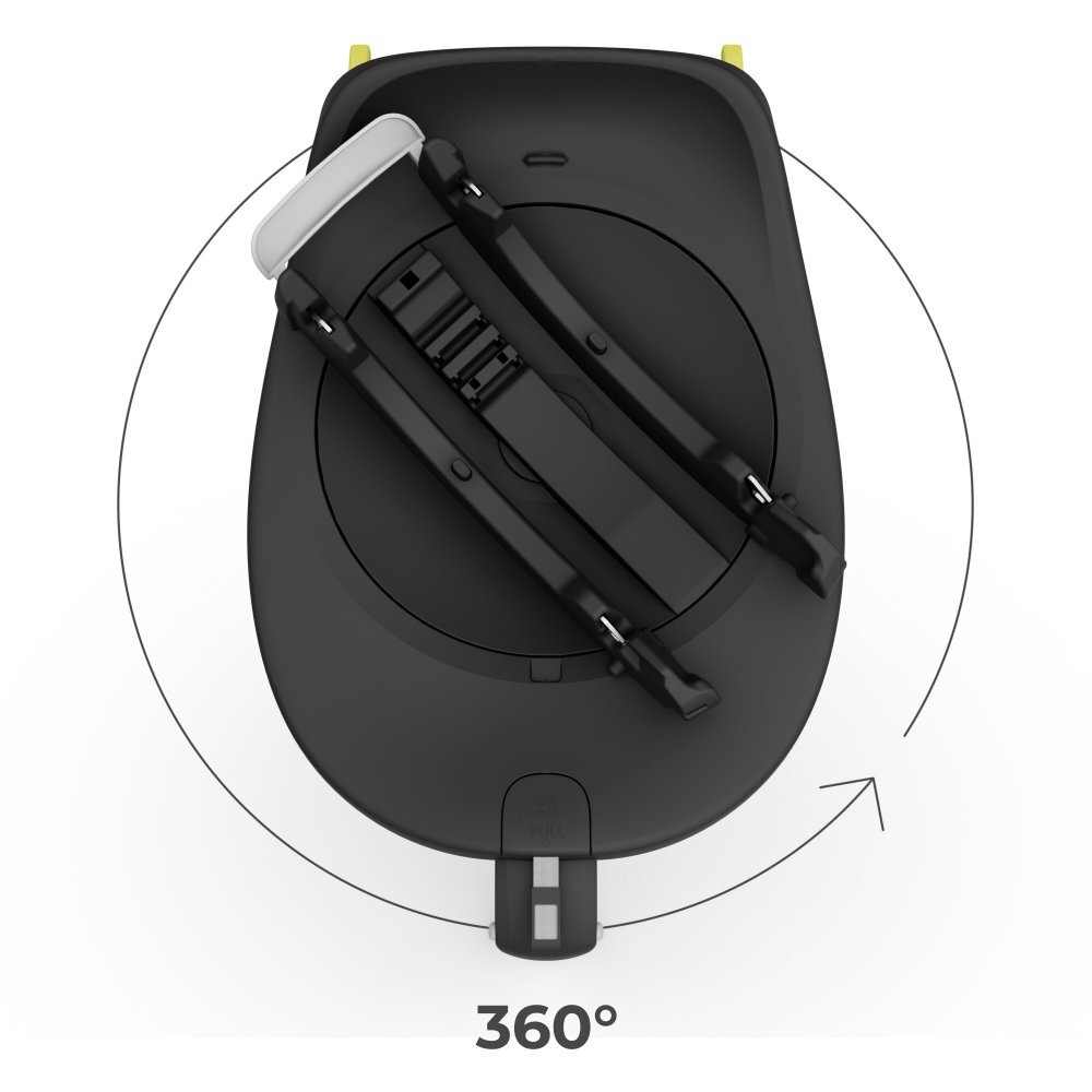 KINDERKRAFT Baza isofix 360 Endura safe fx black