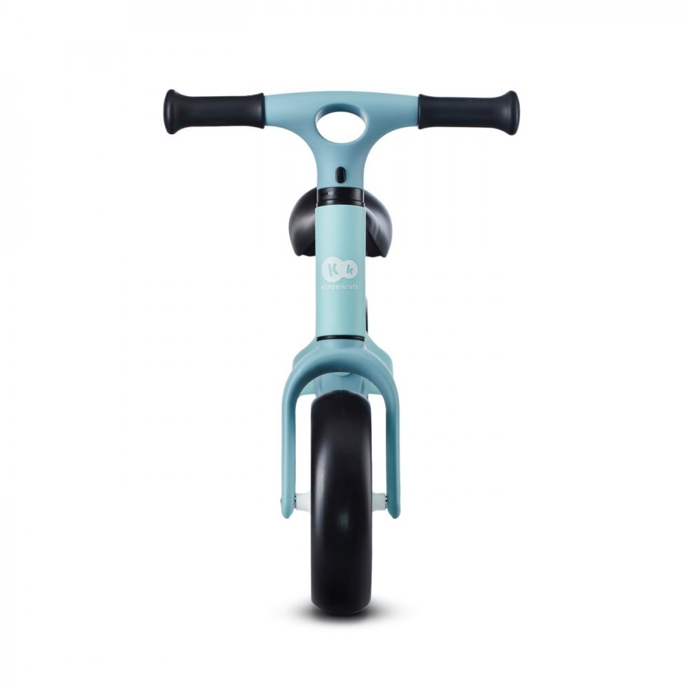 KINDERKRAFT Bicicleta copii fara pedale Tove summer mint 8 inch roti spuma EVA scaun reglabil 31-345 cm greutate redusa manere de transport Unghi de viraj limitat varsta 2-4 ani