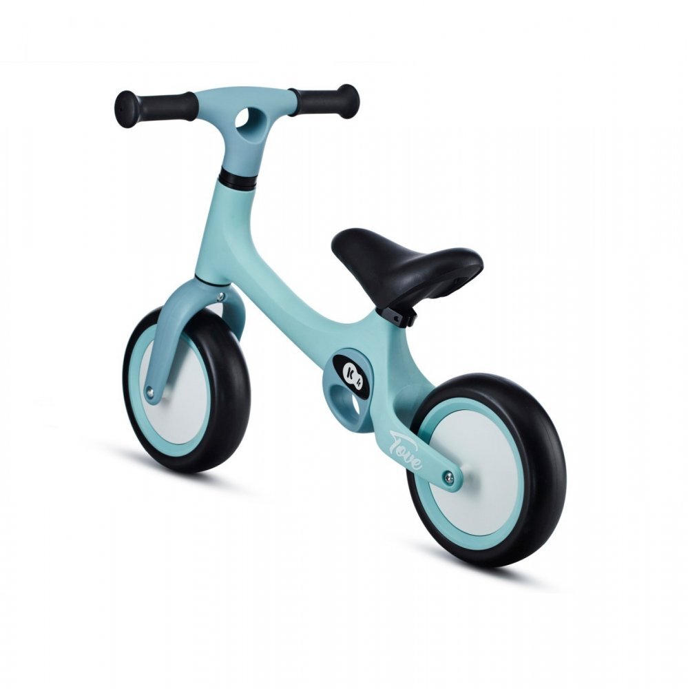 KINDERKRAFT Bicicleta copii fara pedale Tove summer mint 8 inch roti spuma EVA scaun reglabil 31-345 cm greutate redusa manere de transport Unghi de viraj limitat varsta 2-4 ani