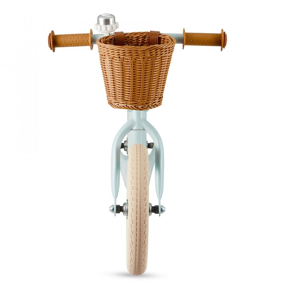 KINDERKRAFT Bicicleta de echilibru Rapid 2 Blue Breeze cadru din aliaj de magneziu scaun reglabil clopotel si cos pentru jucarii