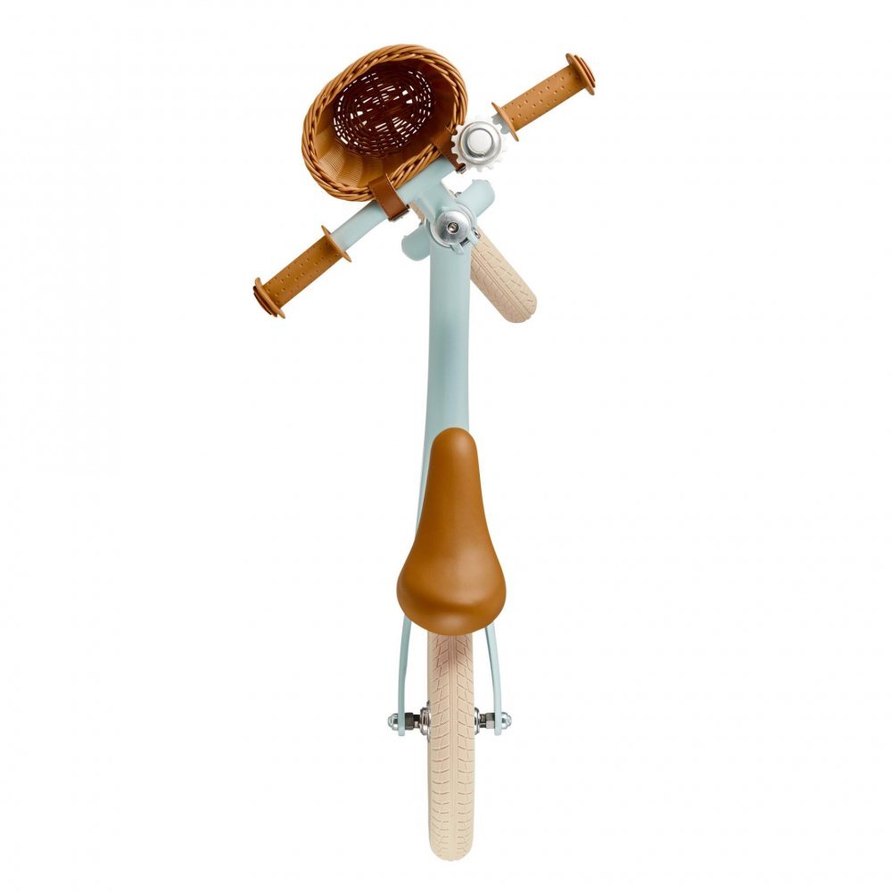 KINDERKRAFT Bicicleta de echilibru Rapid 2 Blue Breeze cadru din aliaj de magneziu scaun reglabil clopotel si cos pentru jucarii