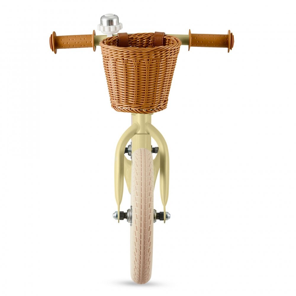 KINDERKRAFT Bicicleta de echilibru Rapid 2 Green cadru din aliaj de magneziu scaun reglabil clopotel si cos pentru jucarii