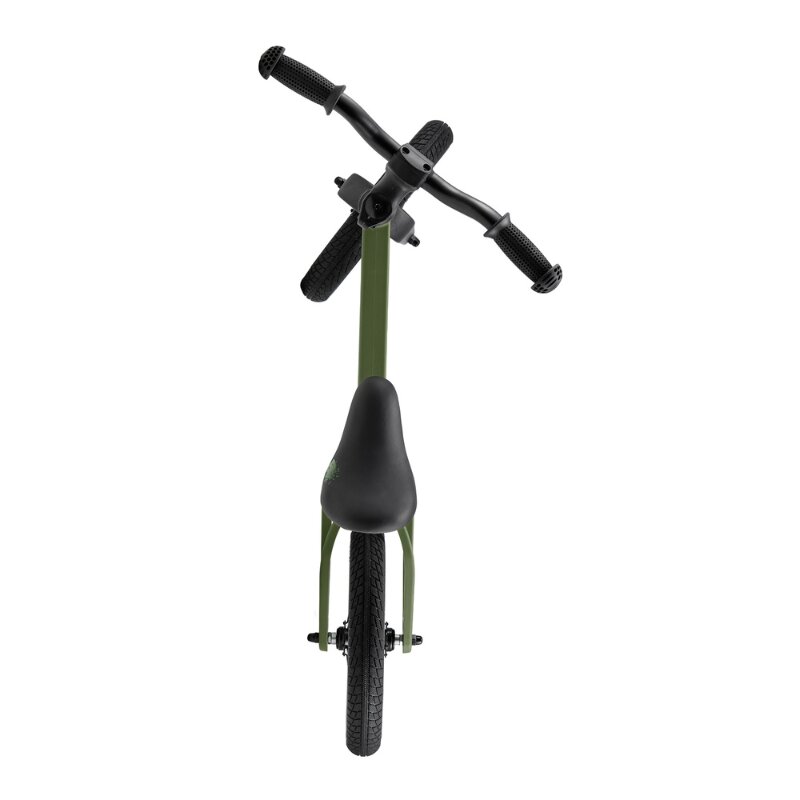KINDERKRAFT Bicicleta pentru copii Eter Green fara pedale roti 12 inch scaun ergonomic reglabil greutate admisa 35 kg