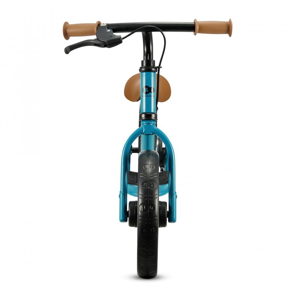KINDERKRAFT Bicicleta pentru copii Space Deep Blue fara pedale cu suport picioare frana de mana greutate admisa 35 kg