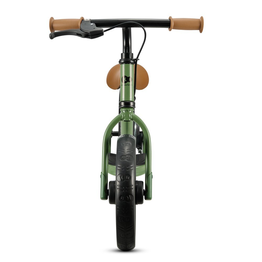 KINDERKRAFT Bicicleta pentru copii Space Light Green fara pedale cu suport picioare frana de mana greutate admisa 35 kg