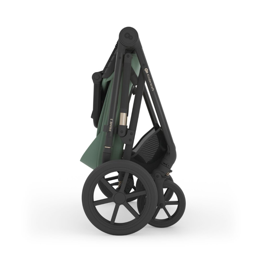 KINDERKRAFT Carucior 2 in 1 pentru copii Prime 3 Black suspensii suport reglabil pentru picioare greutate admisa 22 kg