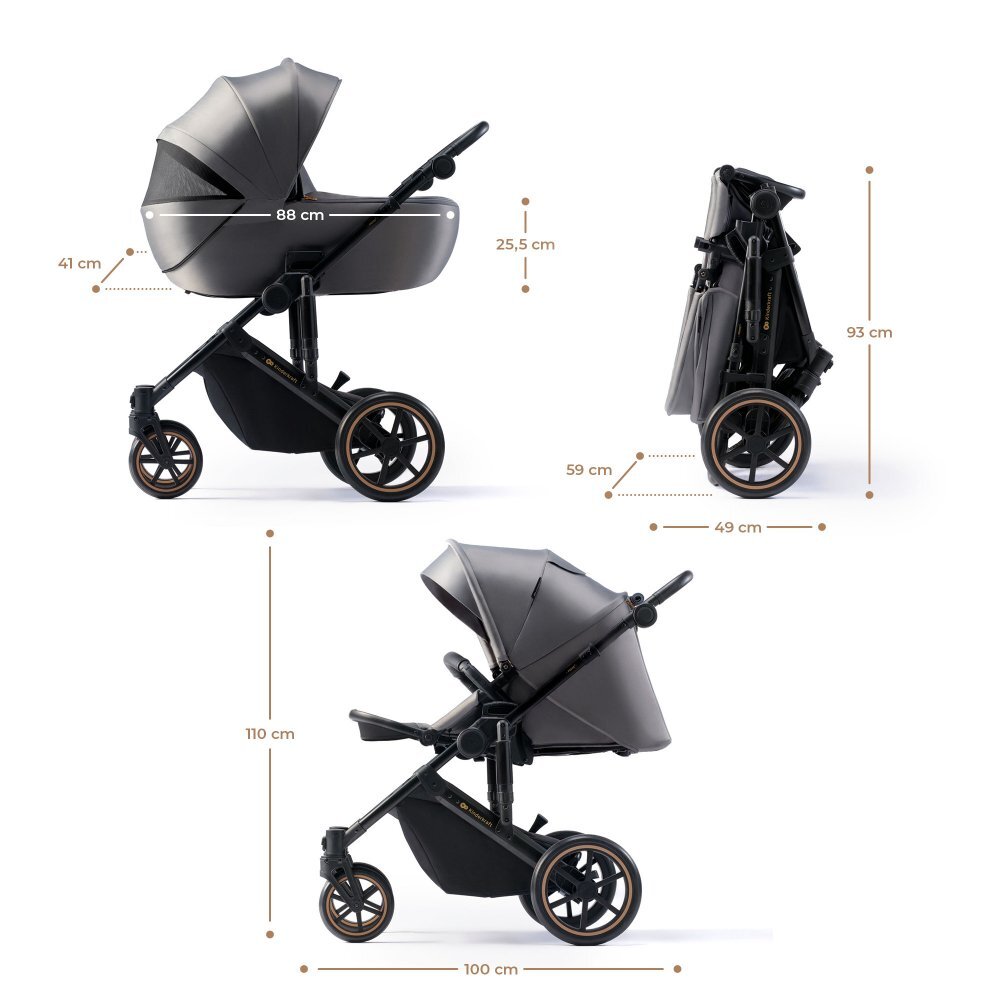 KINDERKRAFT Carucior 2 in 1 Prime 2 Shadow Grey