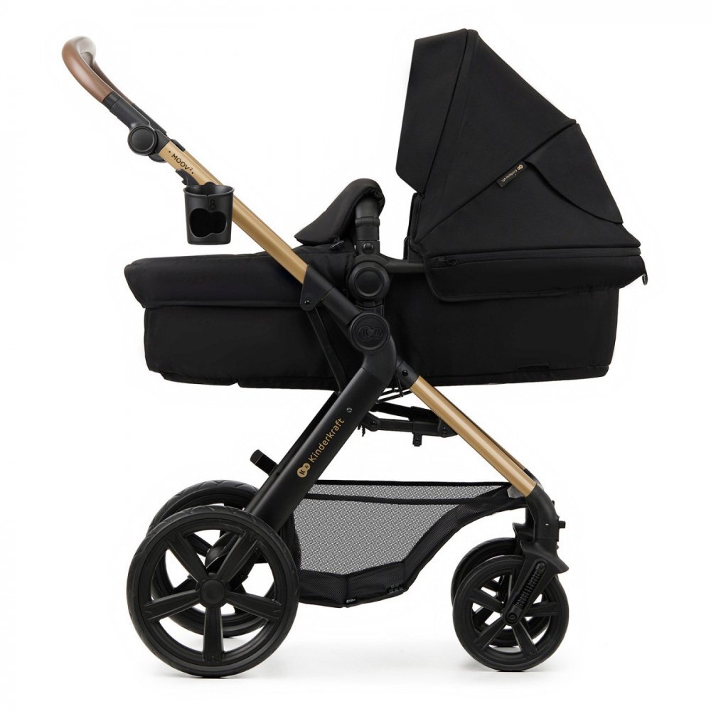 KINDERKRAFT Carucior 3 in 1 Moov 2 Pure Black