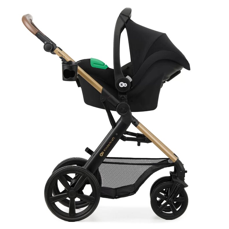 KINDERKRAFT Carucior 3 in 1 Moov 2 Pure Black